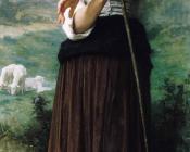 威廉 阿道夫 布格罗 : 站立的牧羊女孩